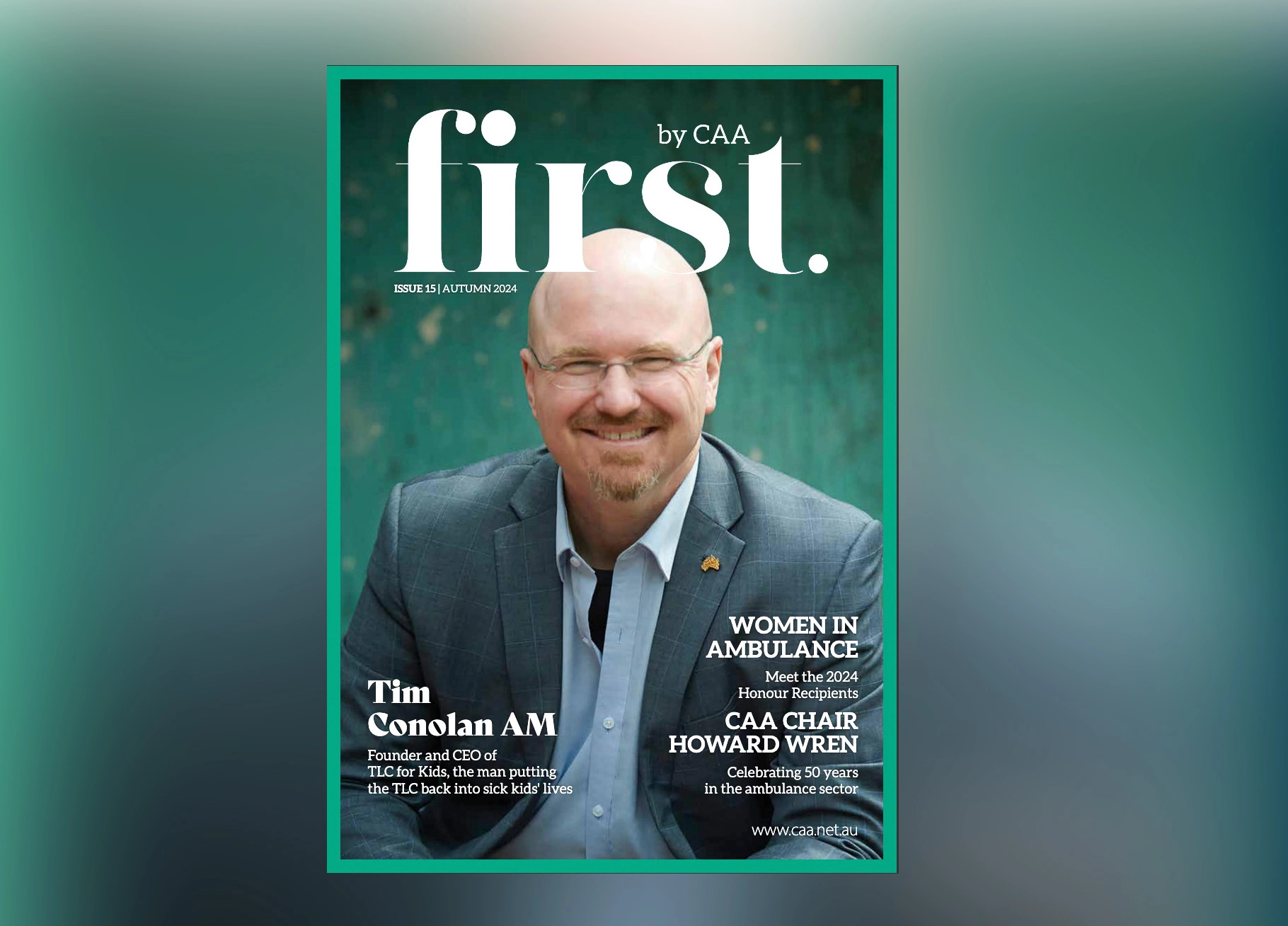 Tim Conolan AM Featured in FIRST Magazine by CAA: A Journey of Impact and Compassion